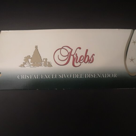 4 - VTG Krebs Exclusive Designer Glass Blue & Black Christmas Tree Ornaments - Picture 2 of 4